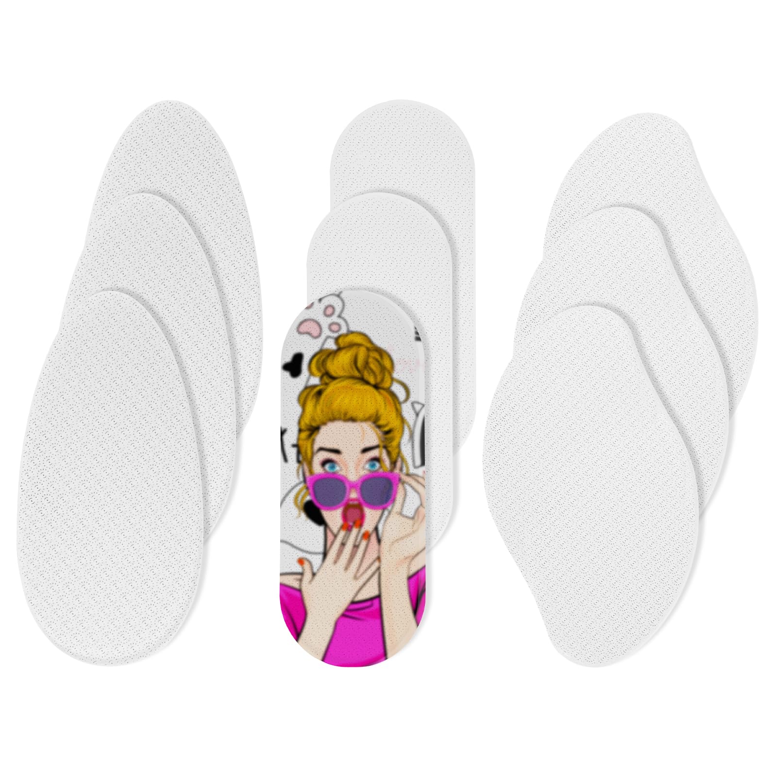 Wholesale Sublimation Glass Foot File Blanks,Reusable Foot Scrubber Dead Skin Remover,Nano Crystal Foot Scrubber Dead Skin Remover with Protective Case 18 Pack