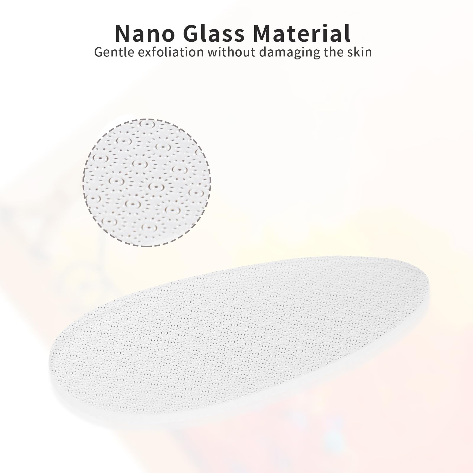 Wholesale Sublimation Glass Foot File Blanks,Reusable Foot Scrubber Dead Skin Remover,Nano Crystal Foot Scrubber Dead Skin Remover with Protective Case 18 Pack