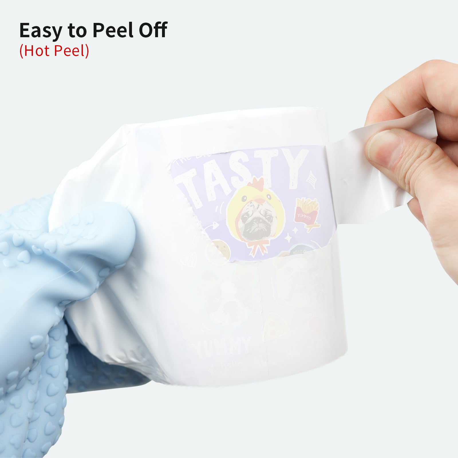 Sublimation Shrink Wrap Film Sleeves for Tumblers,White Shrink Wrap Film Bags for Sublimation Tumblers Cups Mugs Water Bottle 50 Pack