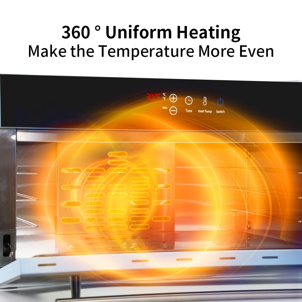 DTF Oven Dryer A3 A4 3 Layers 1450 W 120 V Light Blue for DTF Heat Transfer Film Sheets,DTF Curing Oven 11.8" x 17.7" for Bulk DTF Films Dryer