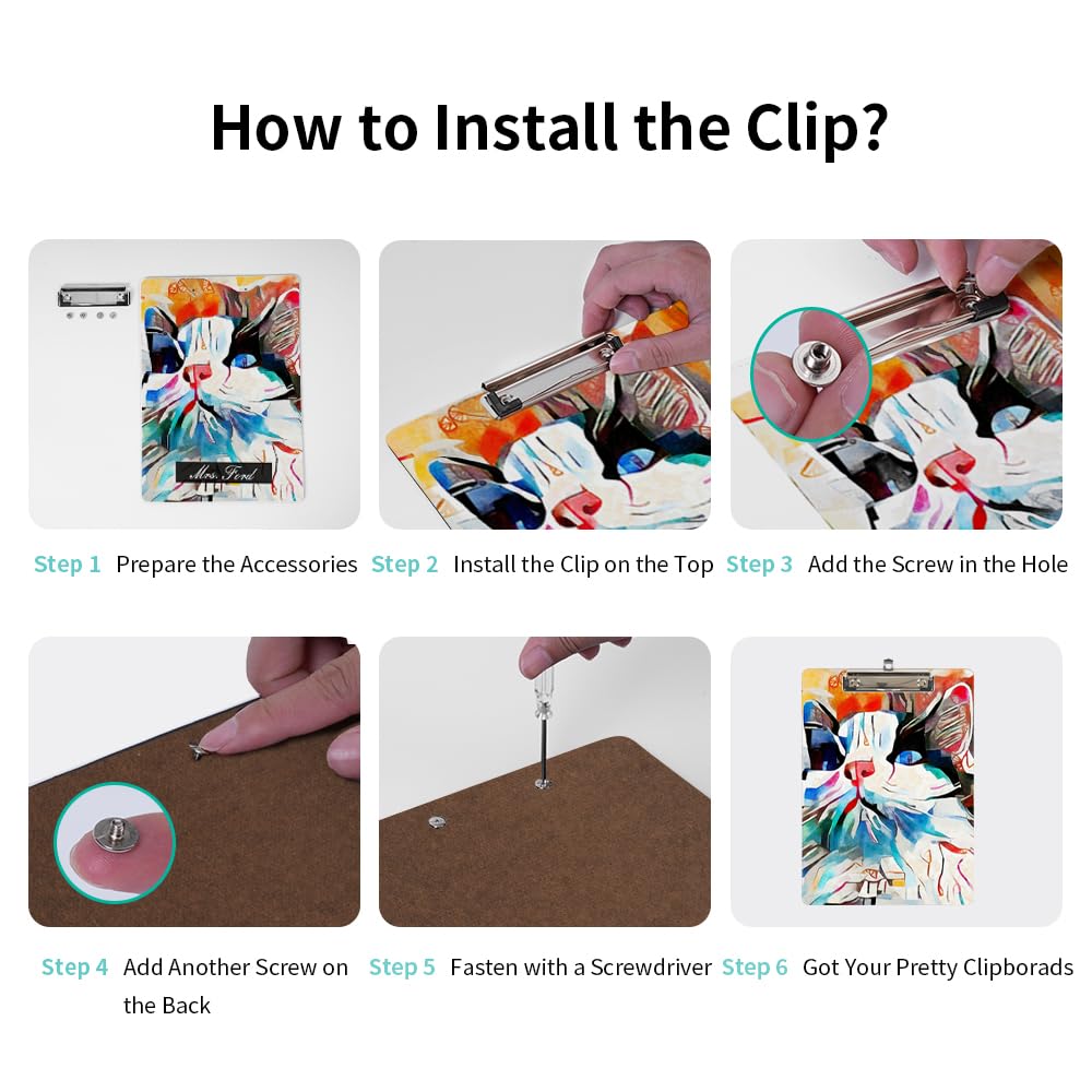 Wholesale 8.6" x 12.2" Sublimation Hardboards MDF Clipboards White Blanks A4 Letter Size Office Supplies Clipboards for Teacher Classroom Nursing Organize,Carry and Store 6 Pack & 24 Pack & 48 Pack