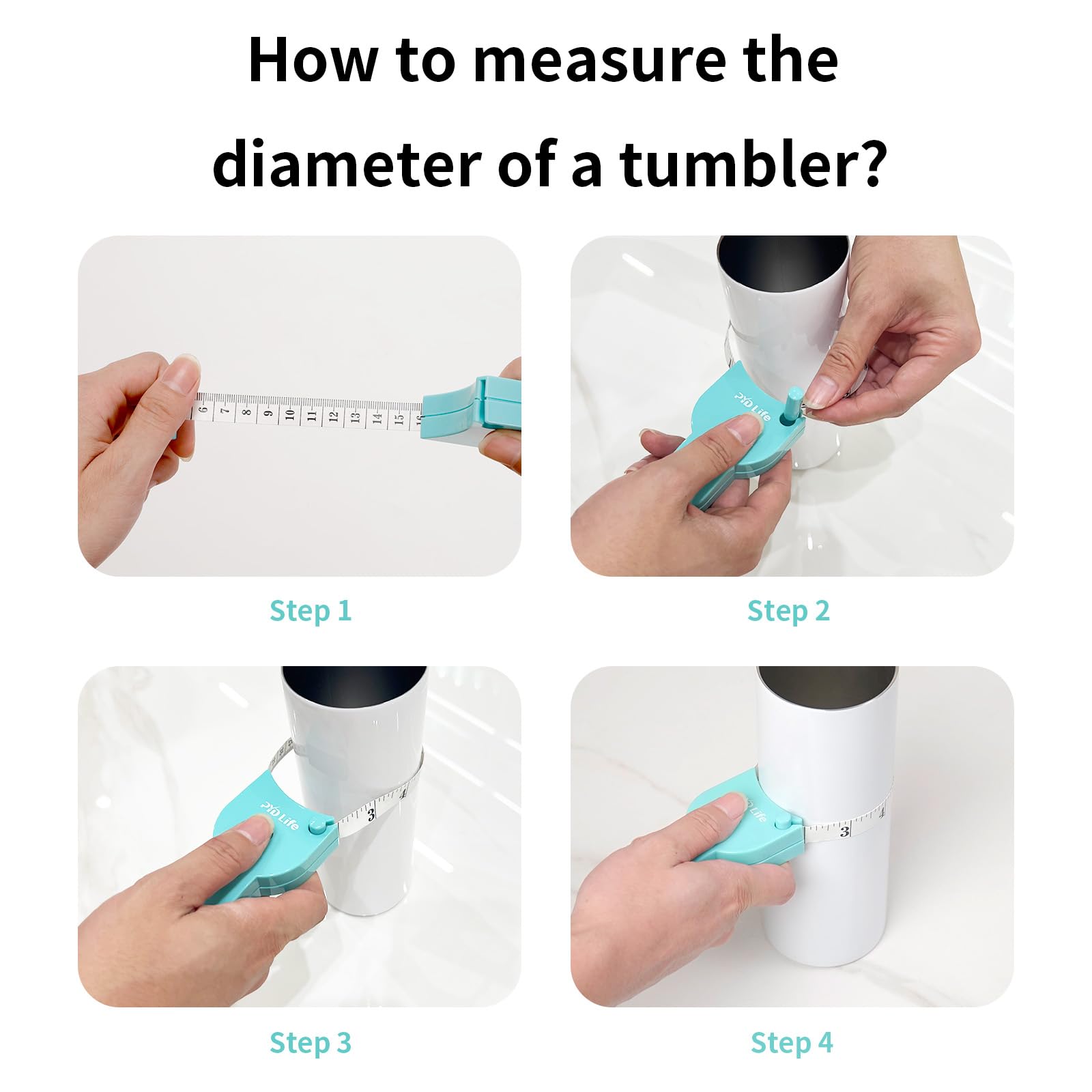 2 PCS Body Tape Measure 60 inch 150 cm Sewing Tape Measure Soft Rulers for Body Waist,Arms,Hip,Bust,Sublimation Tools Accessories for Tumblers Mugs Circumference Measurement