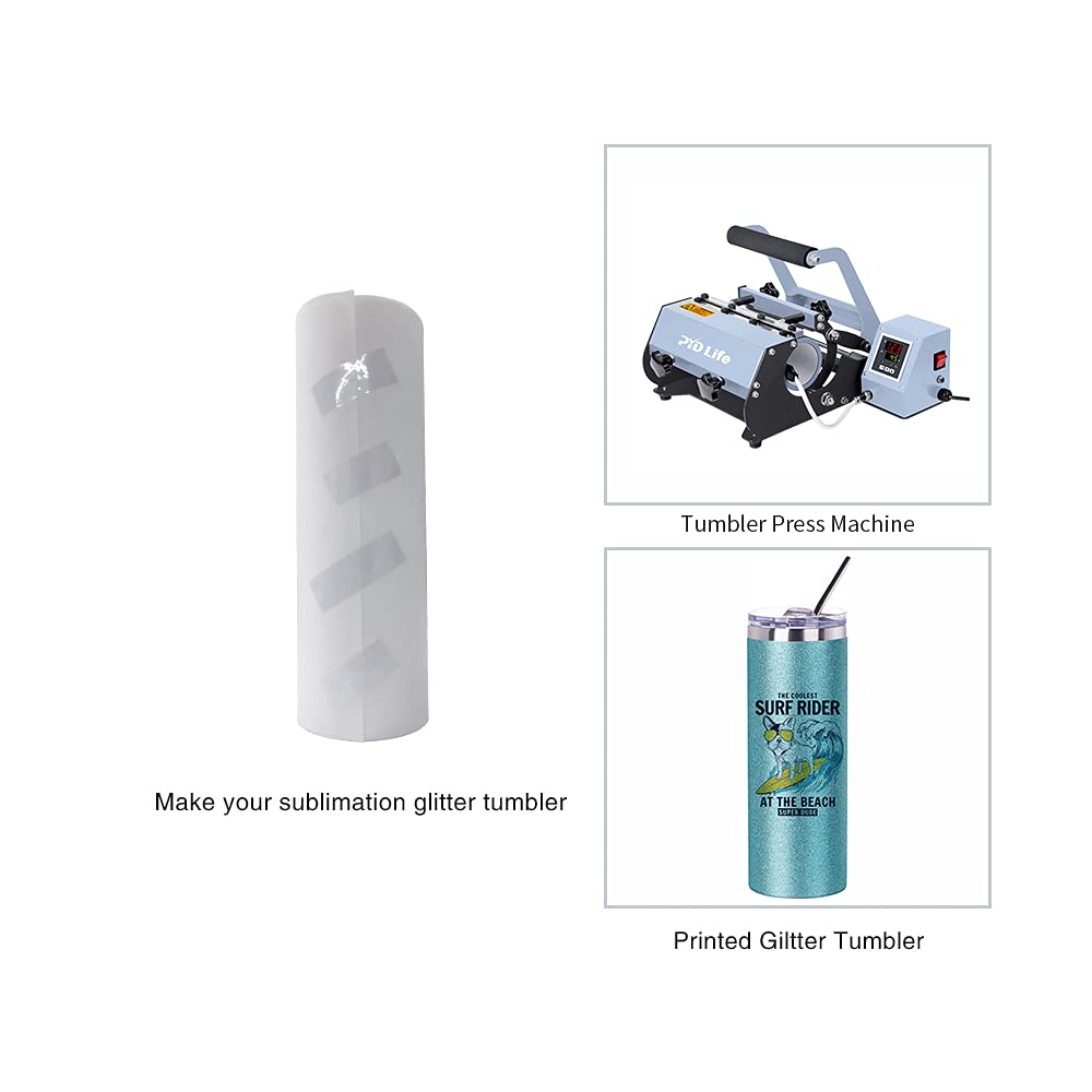 Wholesale Glitter Teal 20 OZ Sublimation Straight Tumbler Bulk with Metal Straw and Slide Lid 8 Pack & 24 Pack & 48 Pack