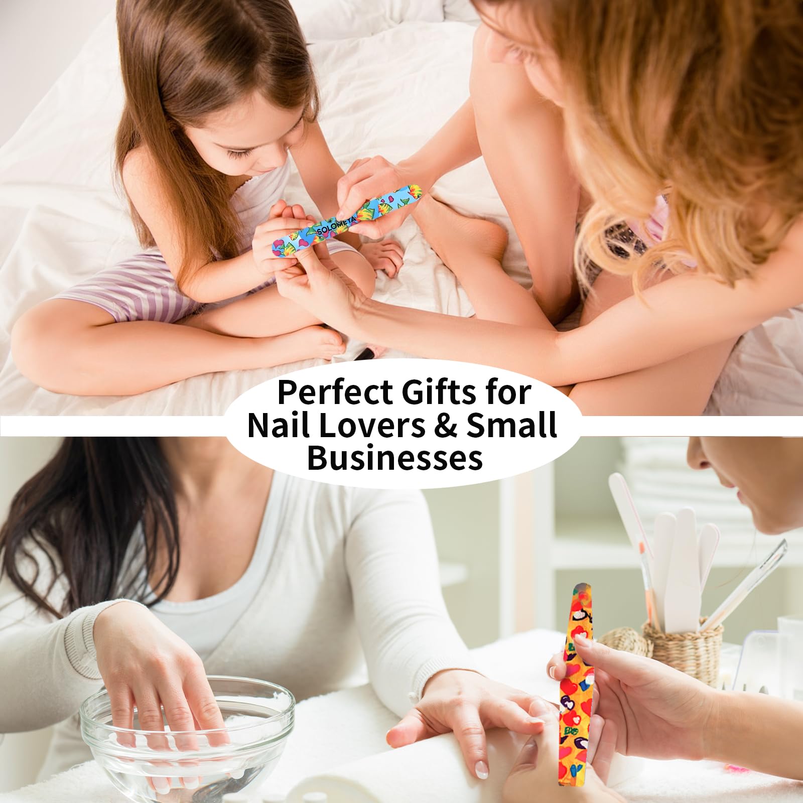 Wholesale  Sublimation Nail File Blanks, Stainless Steel Nail File for Natural Nails, Acrylics, or Gel Extensions, Customable Nail Filer is Perfect Gifts for Nail Lovers & Small Businesses 24 Pack