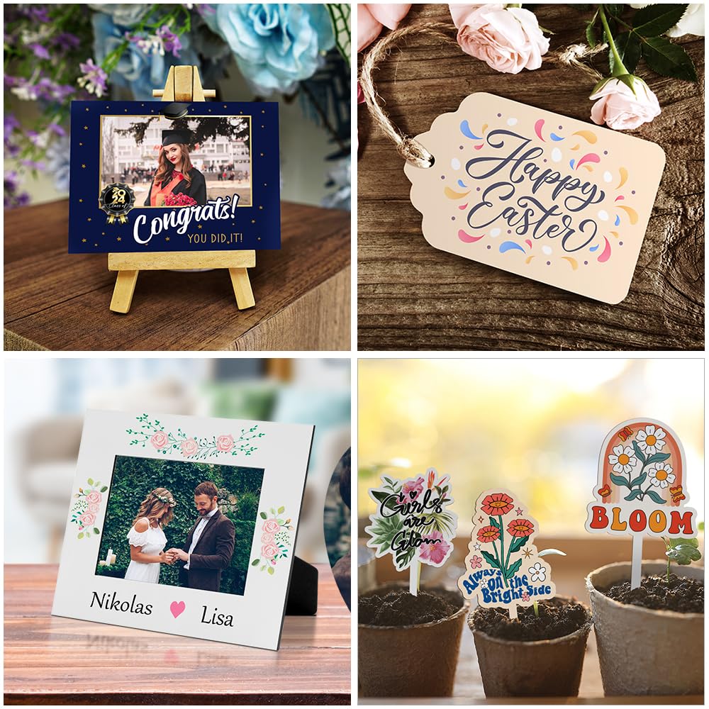 Wholesale Sublimation MDF Board Blanks Sheets Bulk White 11.8" x 11.8",1/8" Thick(3 mm) Wood Boards for Custom Coasters Ornaments,for Xtool Glowforge 40 W Cutting Machine 24 Pack & 72 Pack & 144 Pack