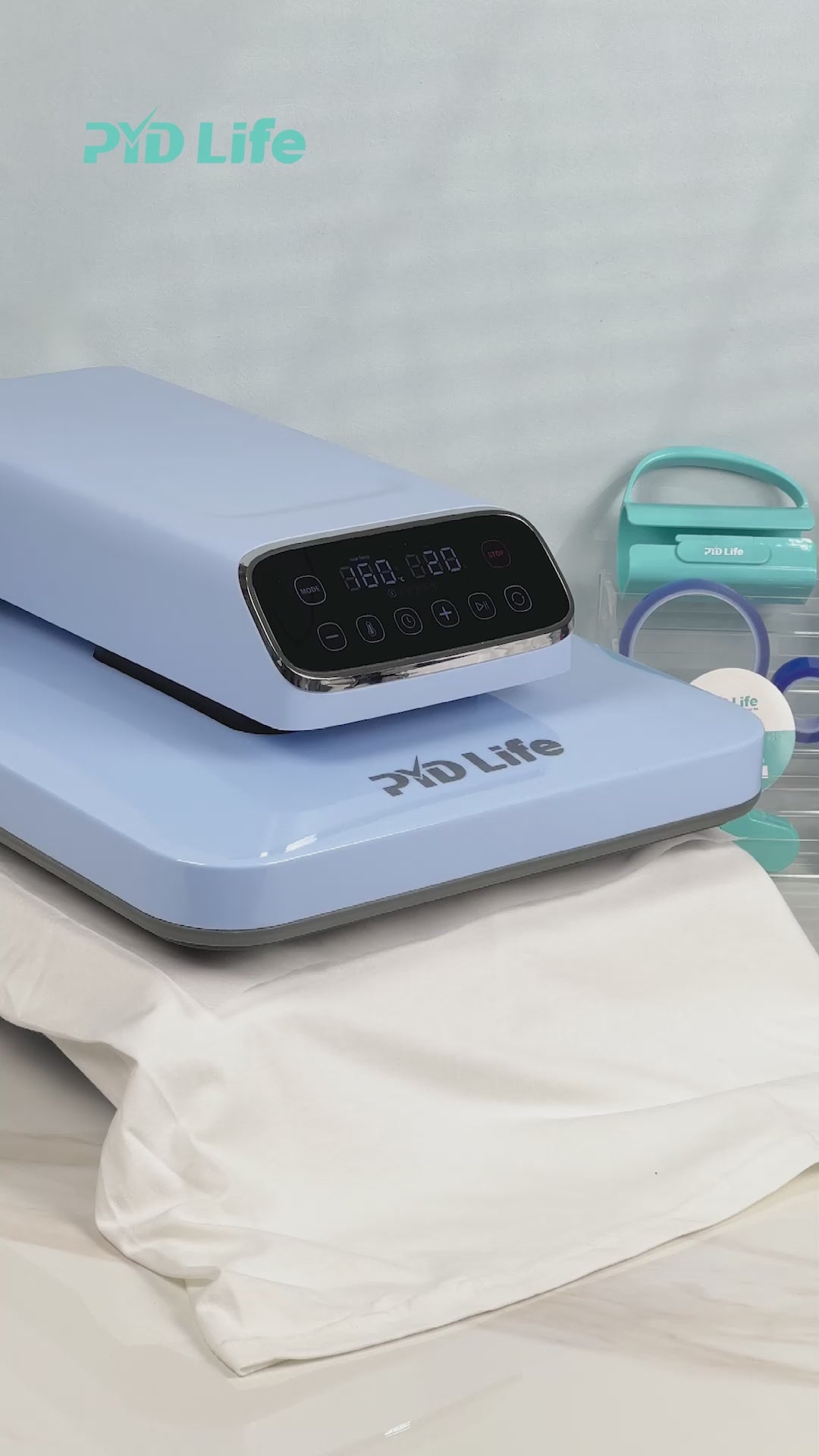 AUTO Heat Press 15x15 Inch Flat T Shirt Heat Press Machine for Heat Transfer Christmas Ornaments Tote Bag DTF HTV Vinyl