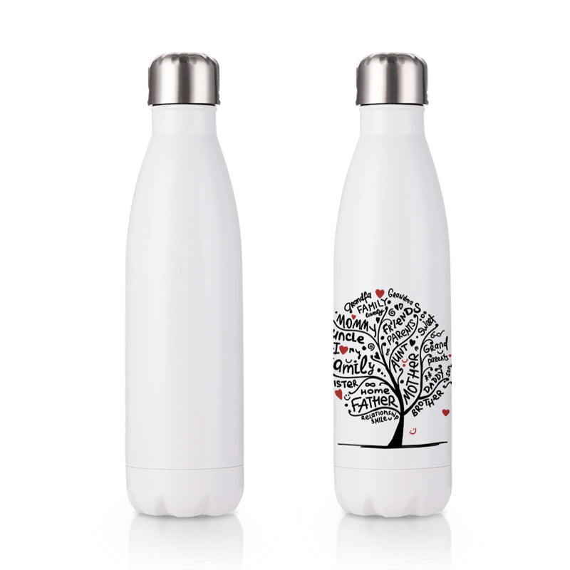 Wholesale 17 OZ Sublimation Cola Shaped Water Bottles Bulk for Sublimation Oven Printing Glossy White 8 Pack & 24 Pack & 48 Pack