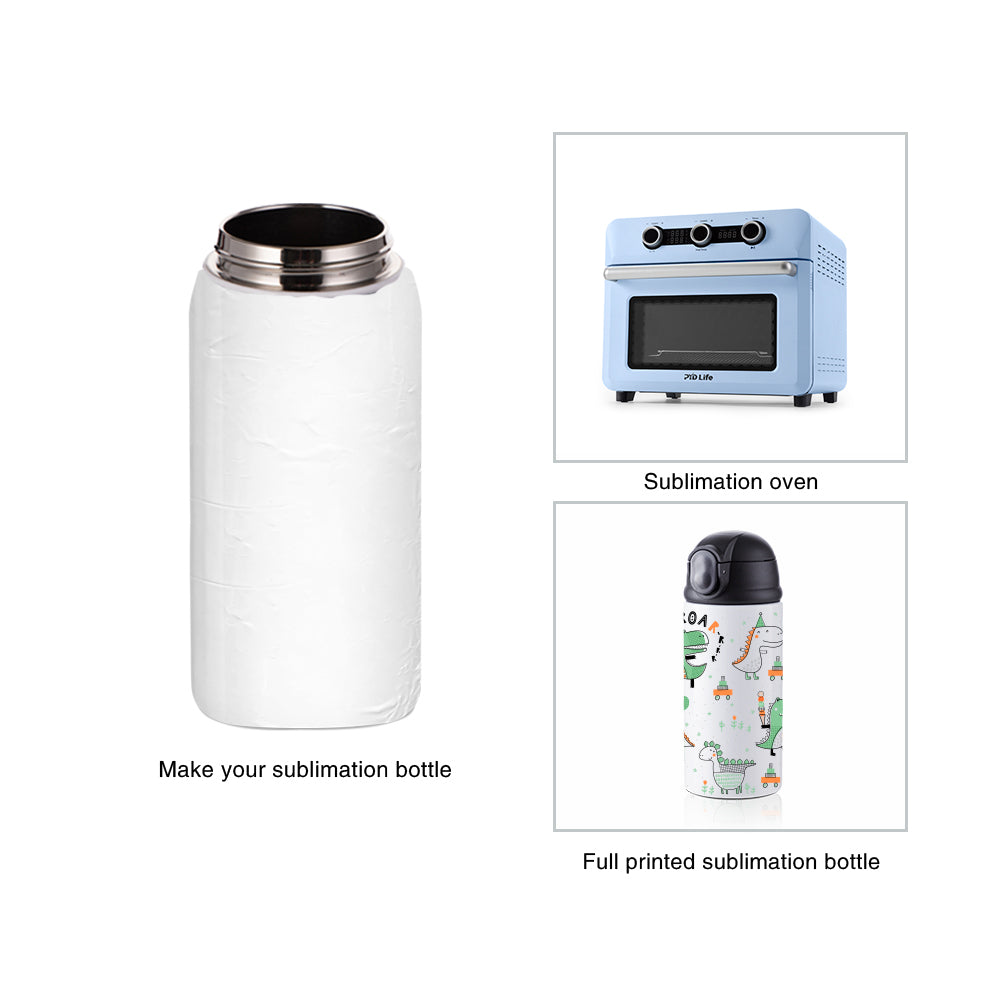 12oz Stainless Steel Flip Top Kids Sublimation Keepto Water Bottle For Kids  School From Homelife999, $5.66