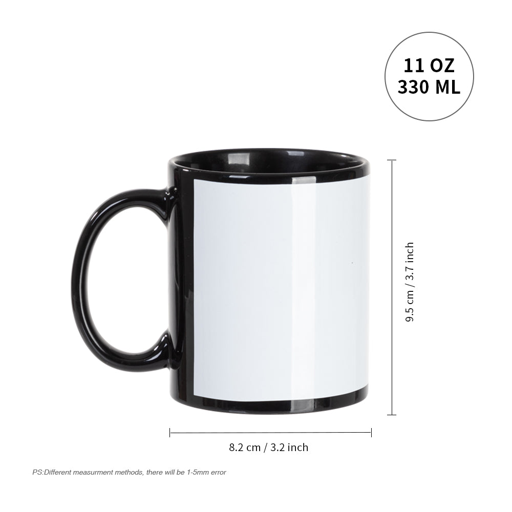 Sublimation Ceramic Coffee Mugs White 11 OZ 8 Pack – PYD LIFE