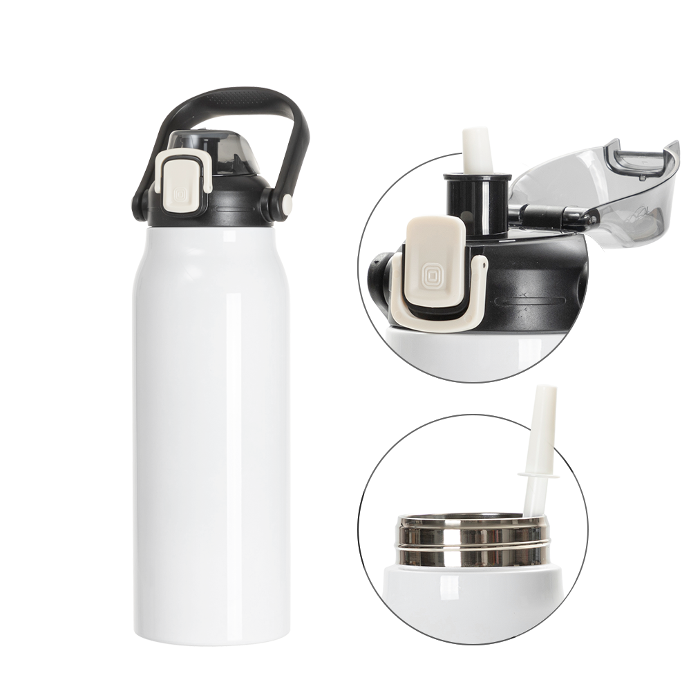 TrendoPrint Printed Water Bottle and White Coffee Mug Bottle 600ml & Mug  350ml Combo Set Pack of 2-DB-WM-SIP-08