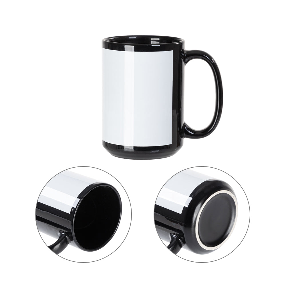 15 oz Color Changing Mug - Black – Blank Sublimation Mugs