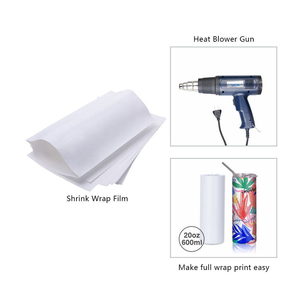 Sublimation Shrink Wrap Sleeves White Sublimation Shrink Wrap For 40oz  Blank Sublimation Tumblers Sublimation Shrink Film 180*290mm E0516 From  Factory Sale, $17.66