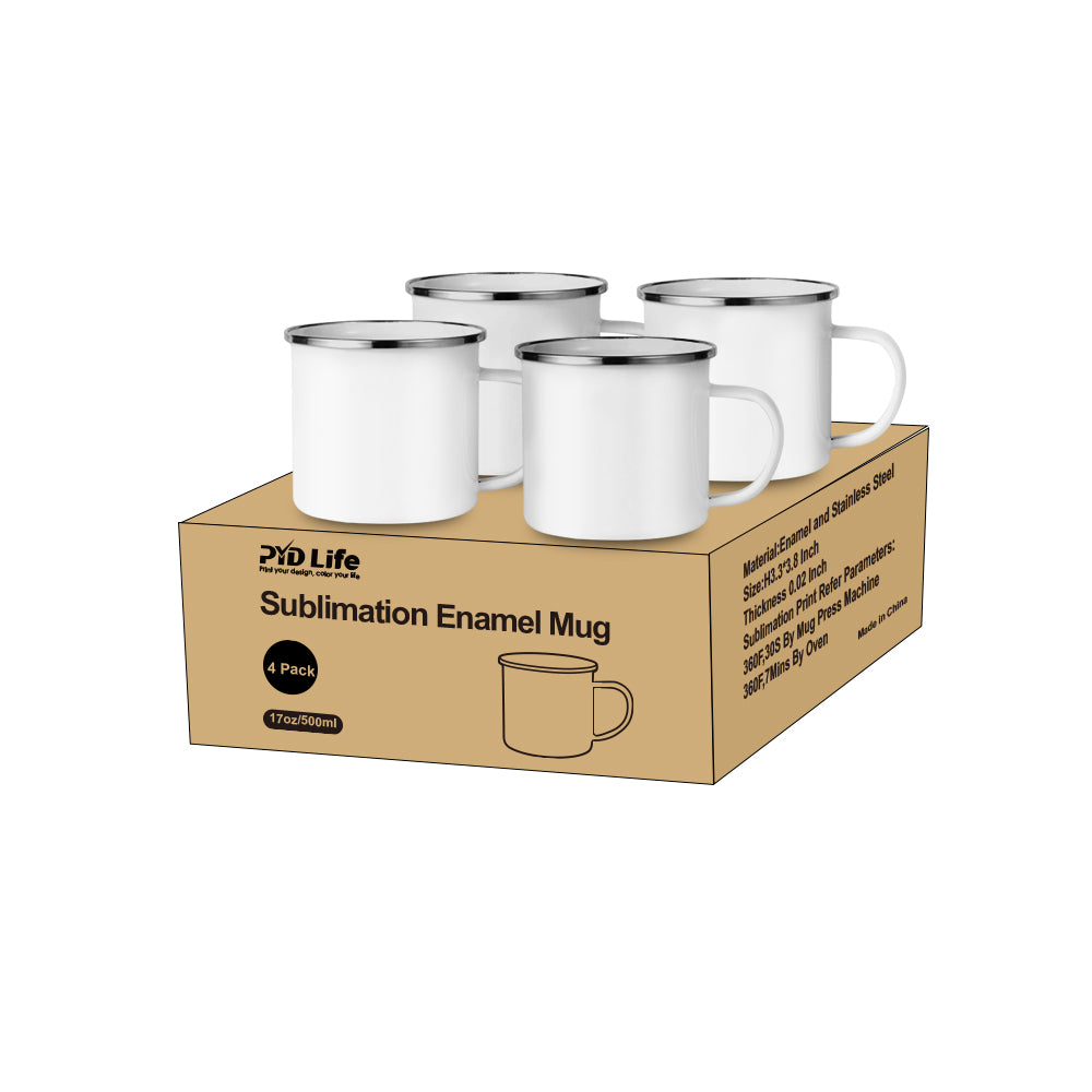Enamel Mugs Plain White Mugs Enamel Camping Mug Set Diy Cups - Temu