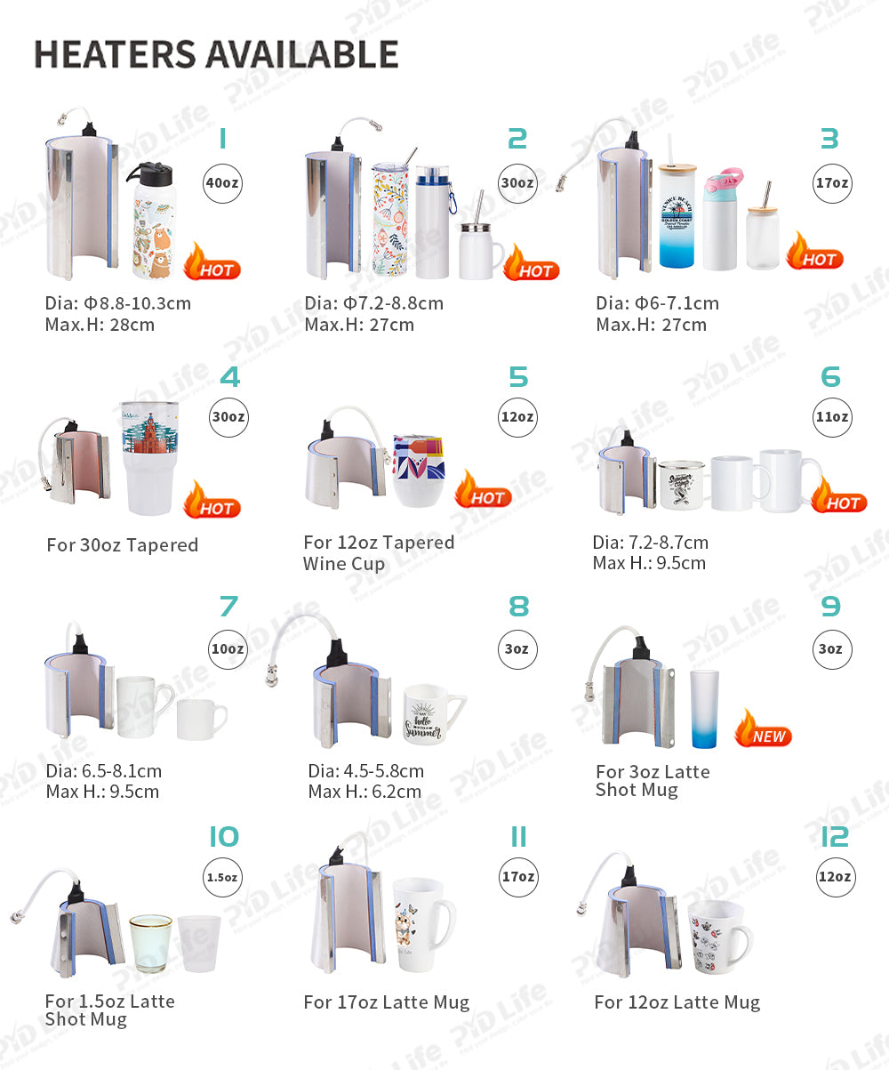 PYD Life Sublimation Paper 8.2 x 11.5 inch A4 Size,100 Sheets,Heat Transfer Paper for Sublimation Blanks Mugs Tumblers Water Bottles T-Shirt Bags
